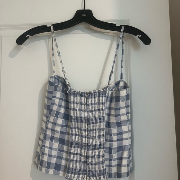 Reformation Blue Gingham Top - Picture 4 of 4